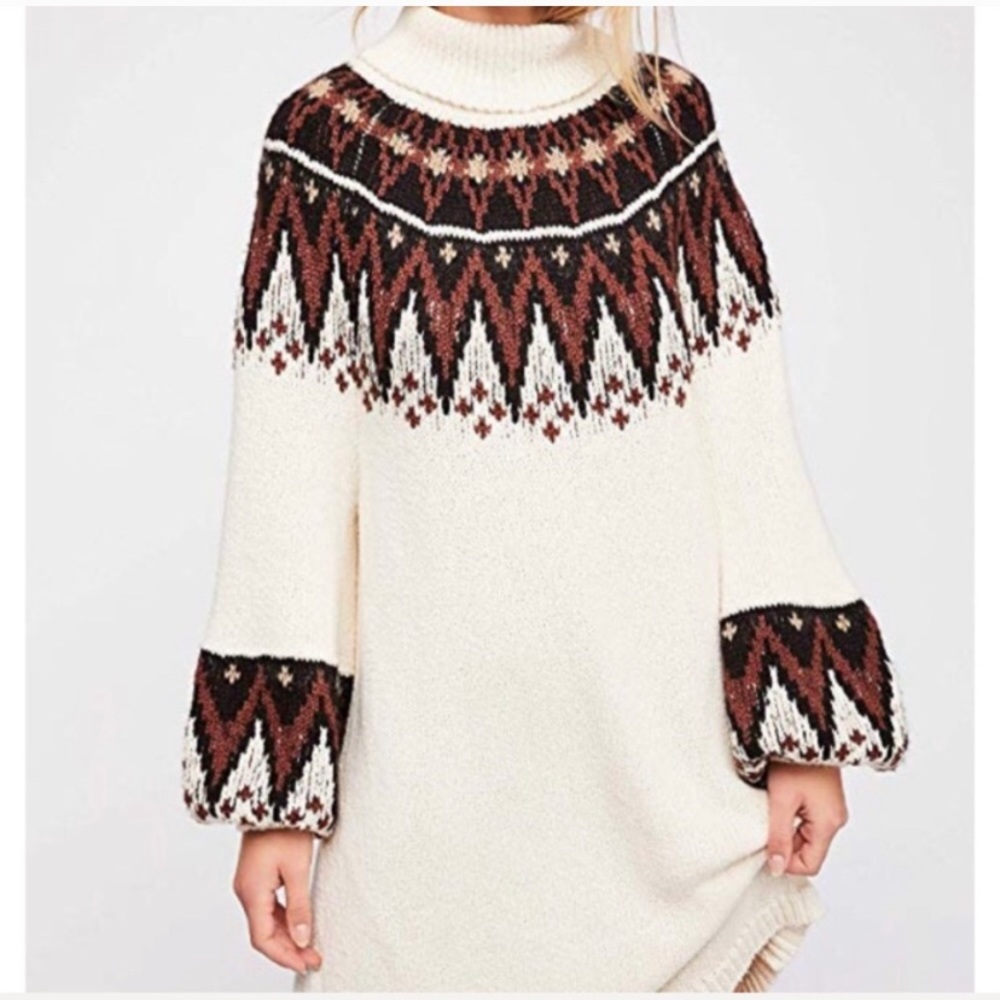 NWOT Free People Scotland Sweater Dress